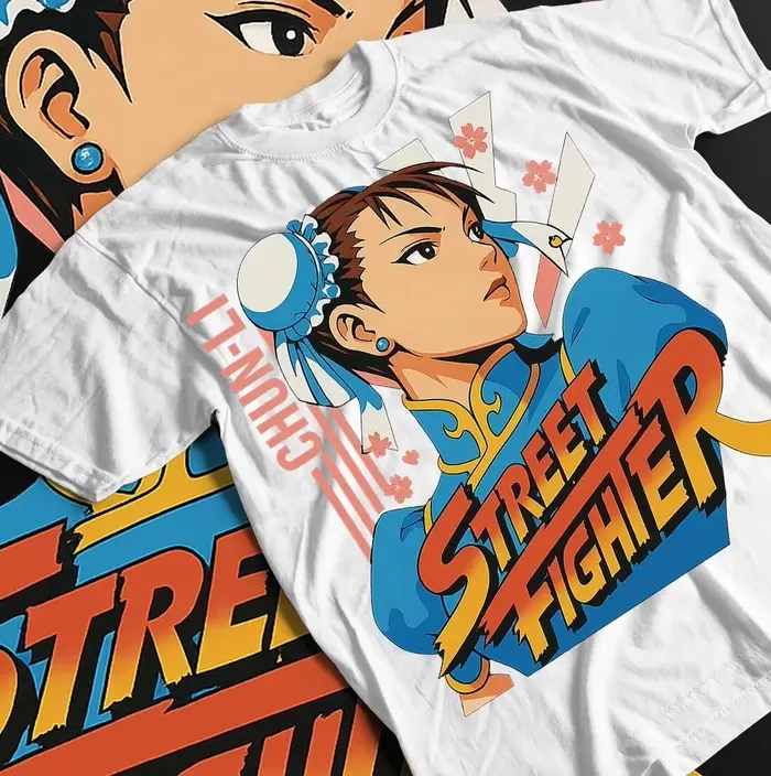 T-shirt Street Fighter Vs. King of Fighters SNK Anime Gift Shirt pour hommes et femmes, haut ample e
