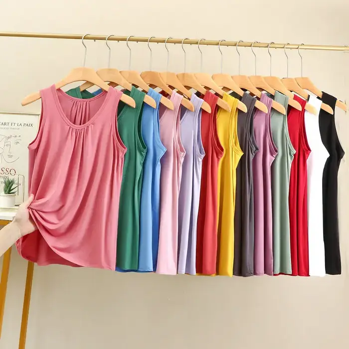 Débardeur grande taille plis amples pour femmes