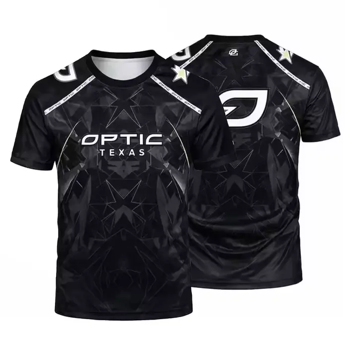 T-shirt respirant imprimé en 3D pour fans de l'équipe d'e-sport Team Esports Club 2026 OpTic TEXAS N