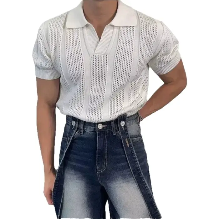 Polo pour homme, manches courtes