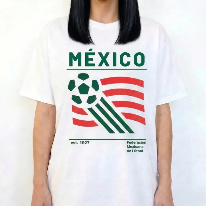 T-shirt de football vintage Mexique