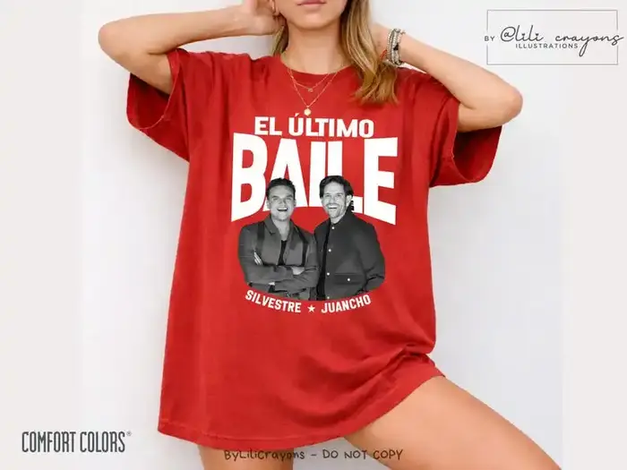 T-shirt El Último Baile Tour 2026, Sweat-shirt Silvestre Dangond Juancho, T-shirt de concert Vallena