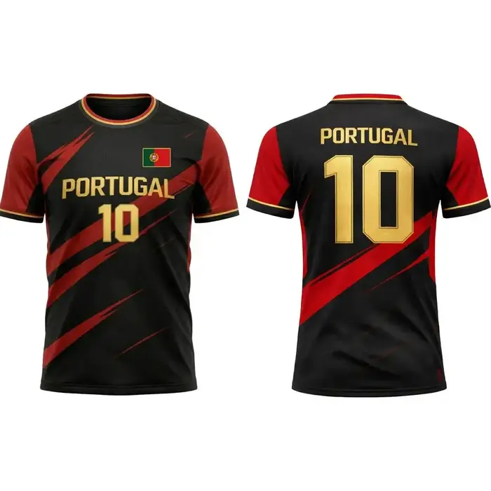 T-shirt imprimé de style portugais