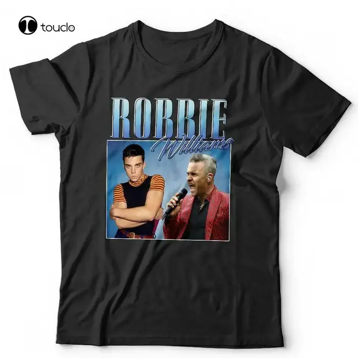 T-shirt d'appréciation Robbie Williams pour enfants, t-shirt de musique unisexe