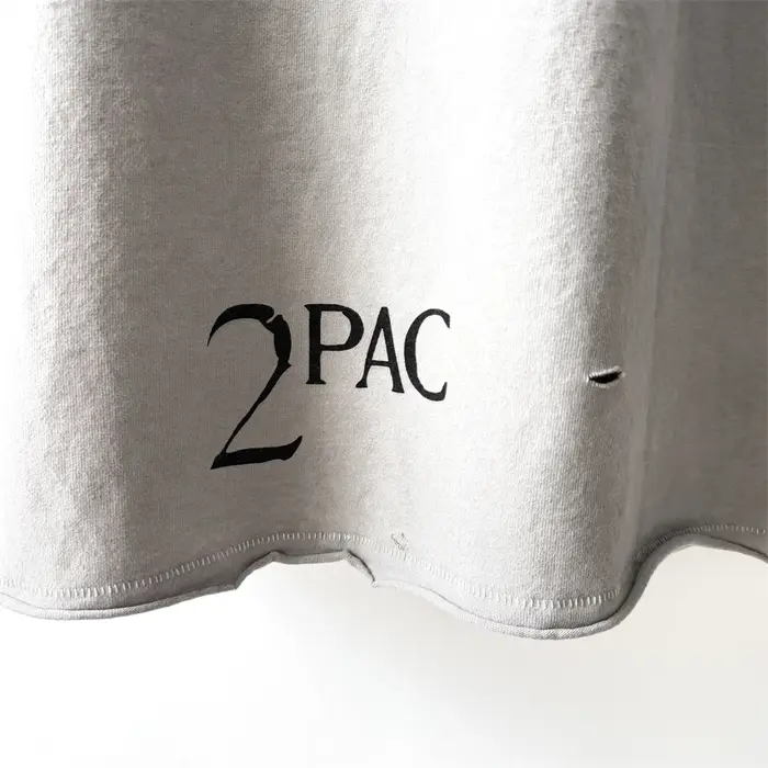 T-Shirt 2Pac THUG LIFE Saint pour hommes et femmes, T-Shirt lavé