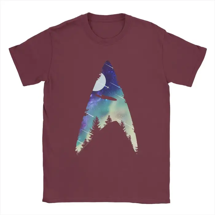 T-Shirt à Manches Courtes et Col Rond pour Homme