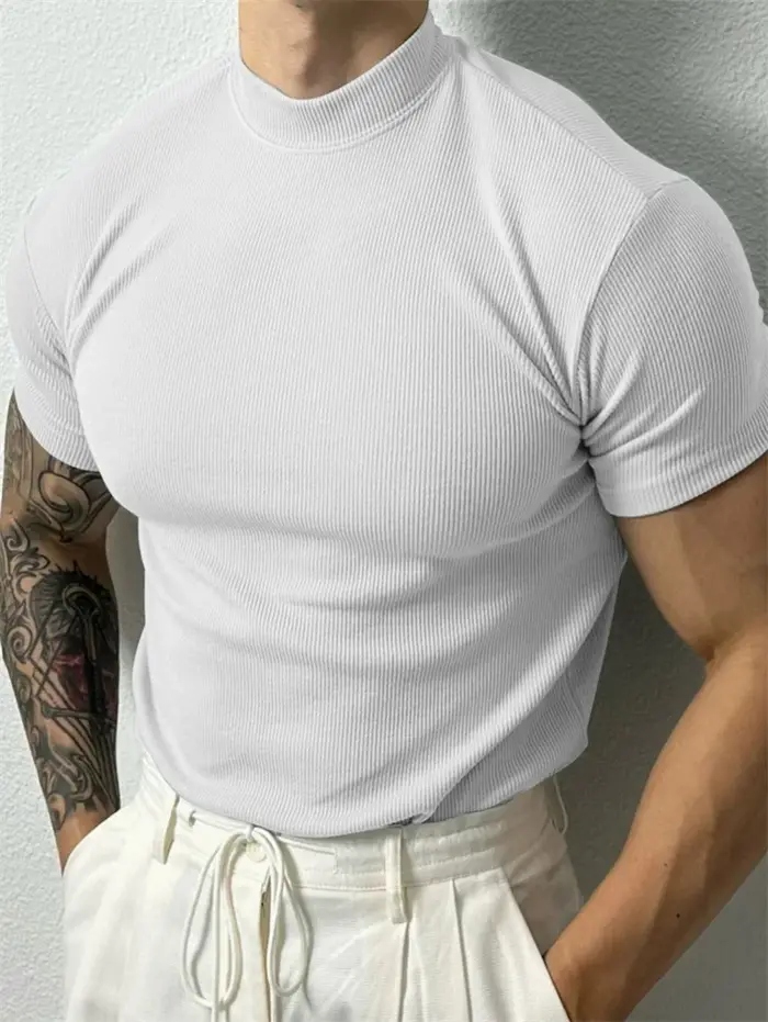 2026 Nouveau T-shirt de sport de loisirs Hommes vêtements