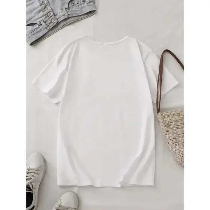 T-shirt graphique avec citation de foi
