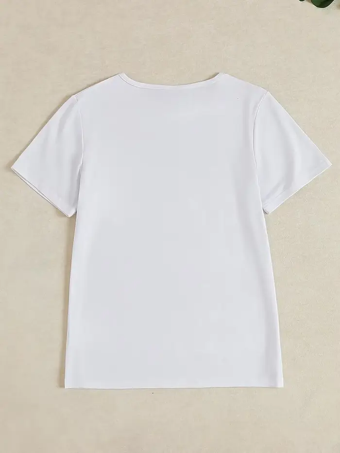 T-shirt tendance vintage à fleurs