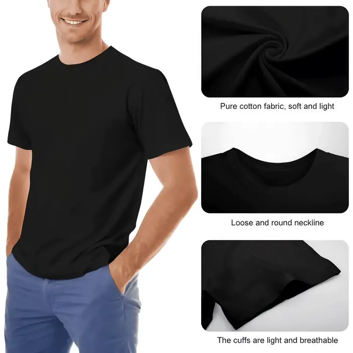 T-shirt unisexe en coton surdimensionné