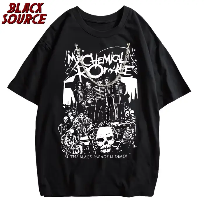 T-Shirt surdimensionné mon Romance chimique Mcr Dead