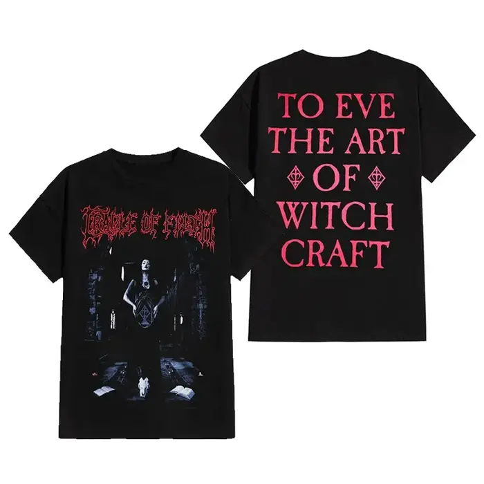 T-shirt à manches courtes 2026 Cradle of Filth Band's Extreme Gothic Black Metal Rock Dark American