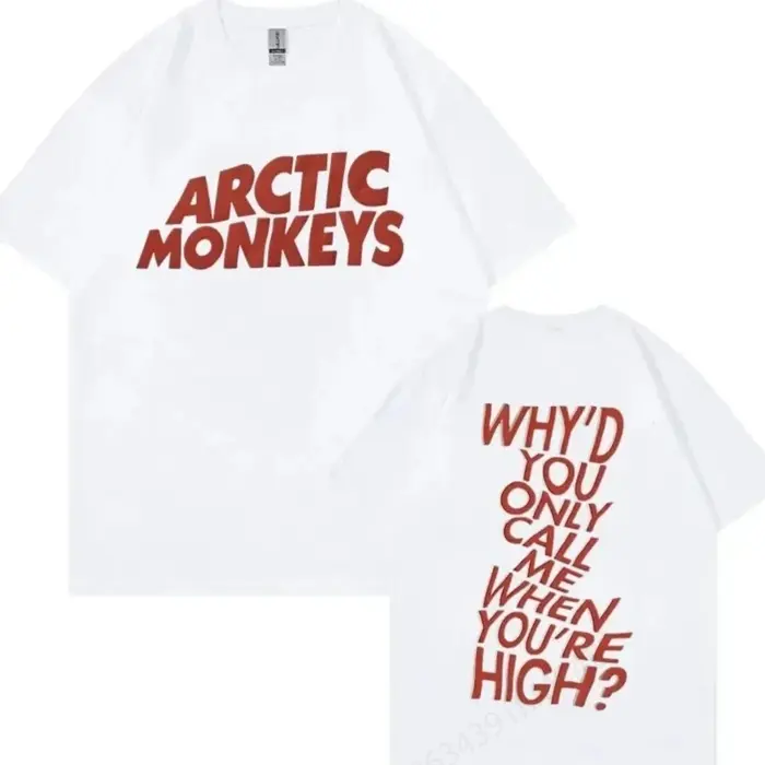 Arctic Monkeys-T-shirt à manches courtes Rock Band pour hommes et femmes