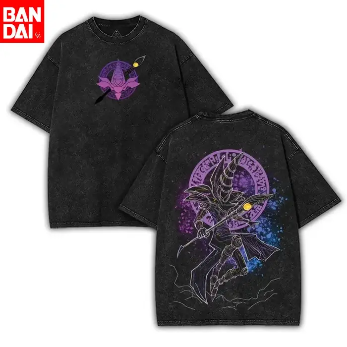 Yu-Gi-Oh! Vintage Lavé et Délavé T-shirt graphique Yugi Muto pour hommes