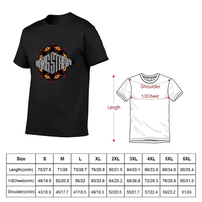 Gangstarr Logo T-Shirt Classique pour Fans de dehors