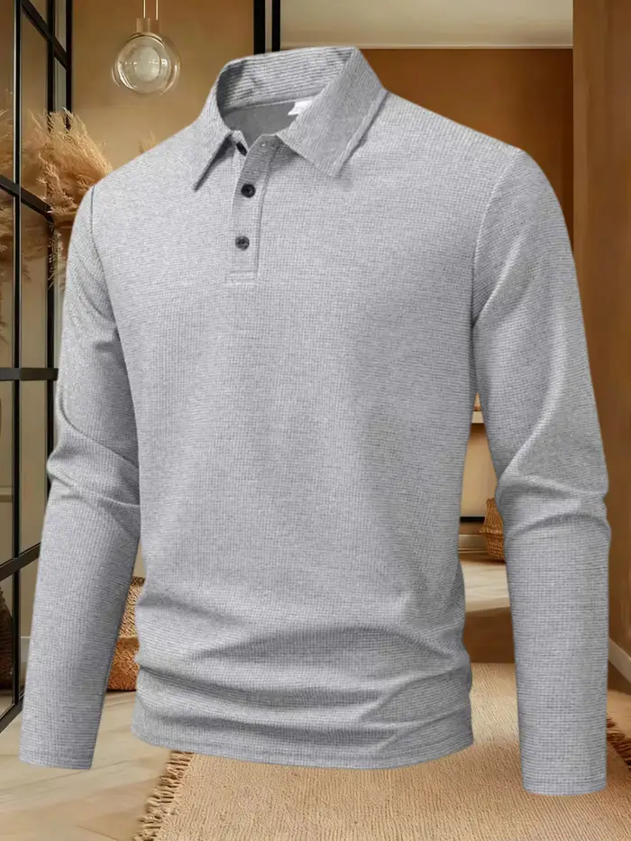 Hommes à manches longues Polo de haute qualité