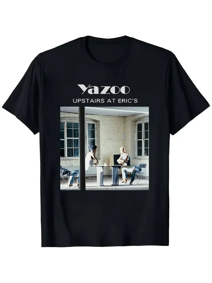 Yazoo Band Series T-shirt rétro pour hommes avec illustration d'album