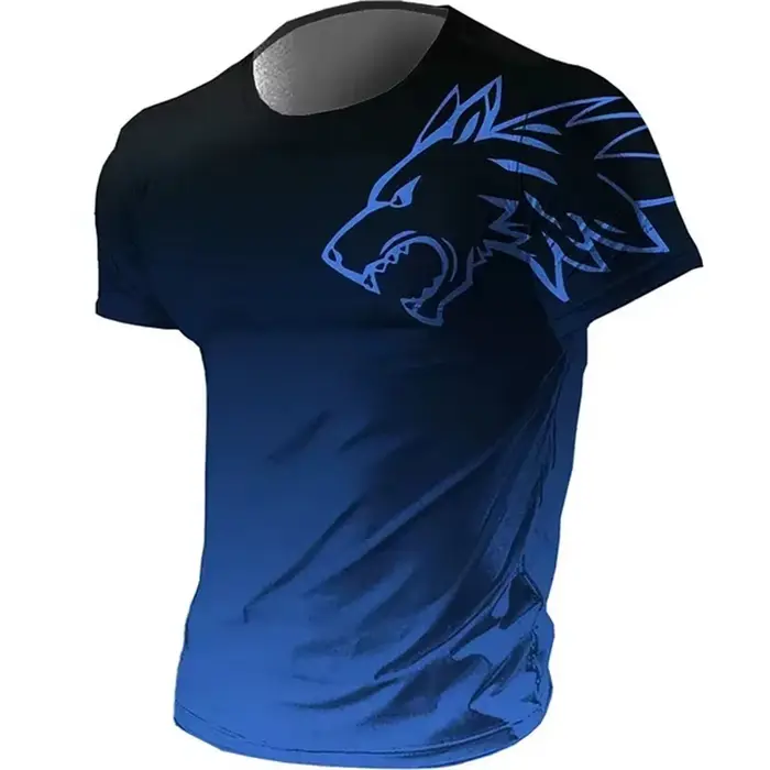 T-shirts pour hommes fitness vêtements de sport 2024 été Vintage
