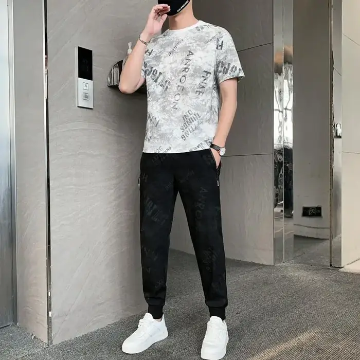 Ensemble t-shirt et pantalon pour homme