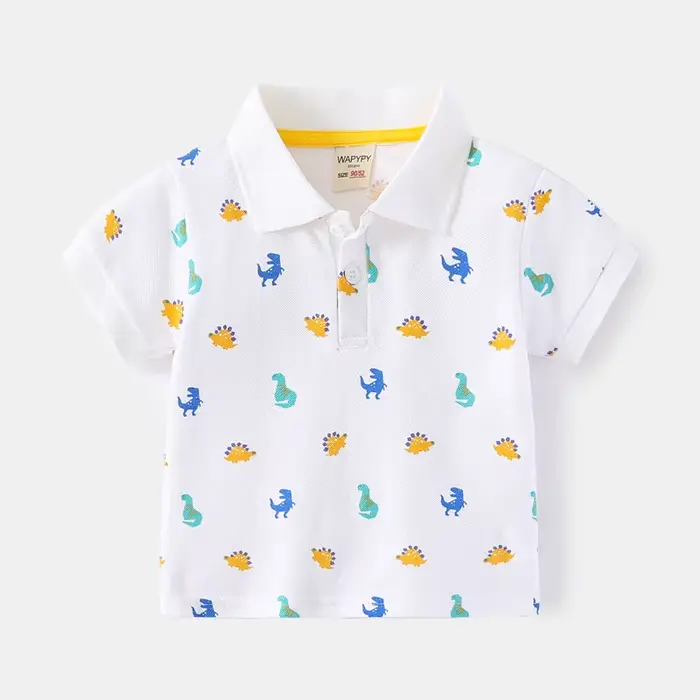 Mode enfants garçons Polos de luxe col montant Sport
