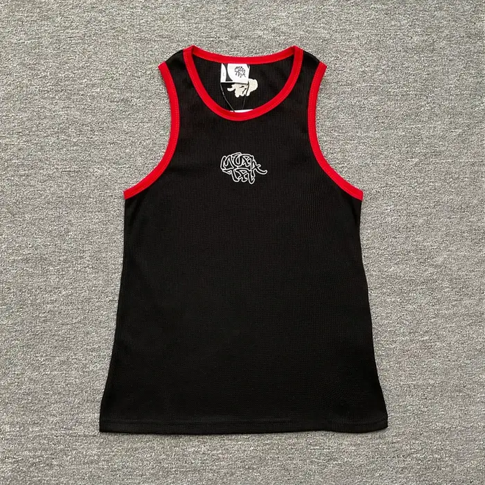 Débardeurs Tendance Été Mertre Streetwear – Gilet Décontracté de Haute Qualité avec Broderie Logo et Motif à la Mode