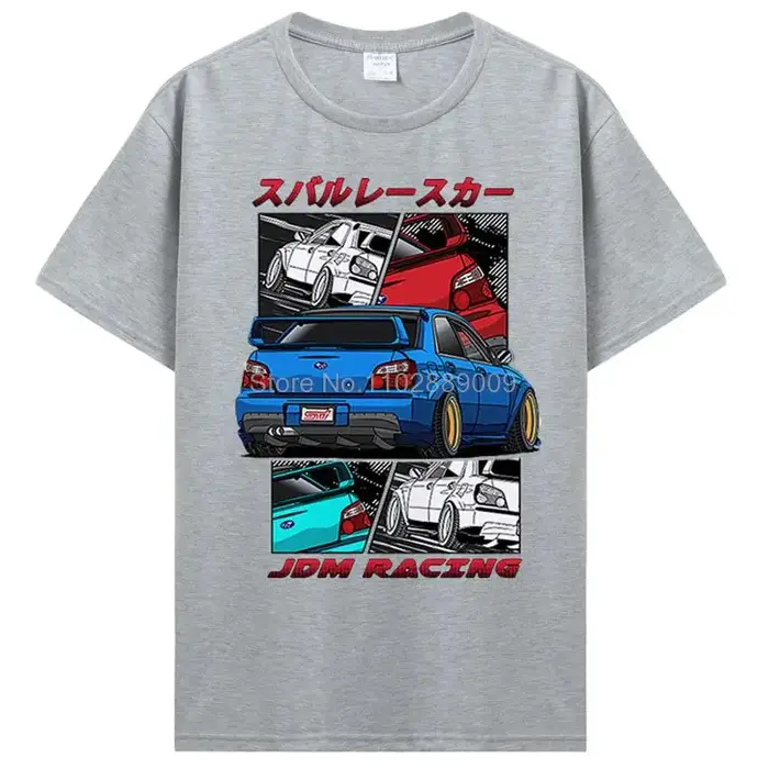 T-Shirt Classique en Coton à Col Rond pour Homme