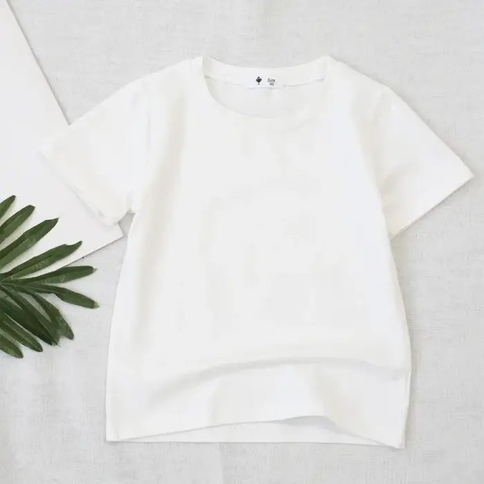 T-shirt d'été en coton pour garçons et filles