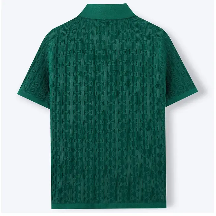 Polo en tricot décontracté pour homme