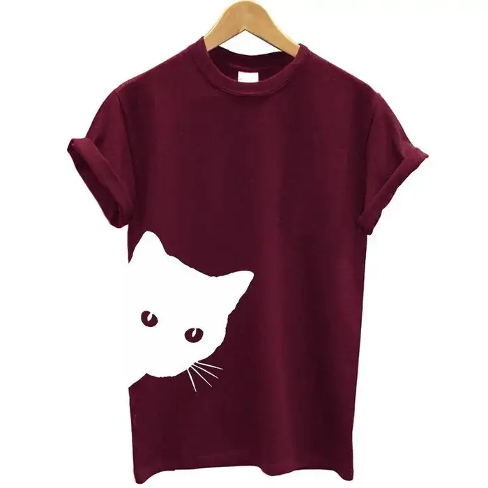T-shirt manches courtes col rond femme blanc