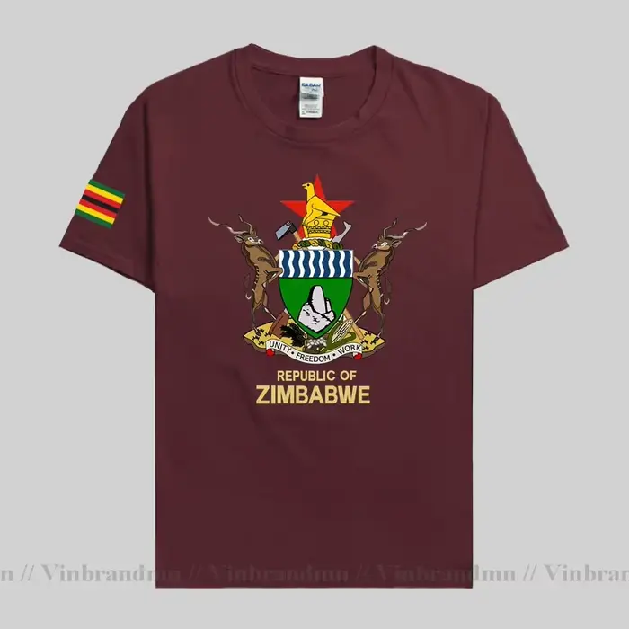 Zimbabwe hommes T-shirt classique Jersey Nation équipe