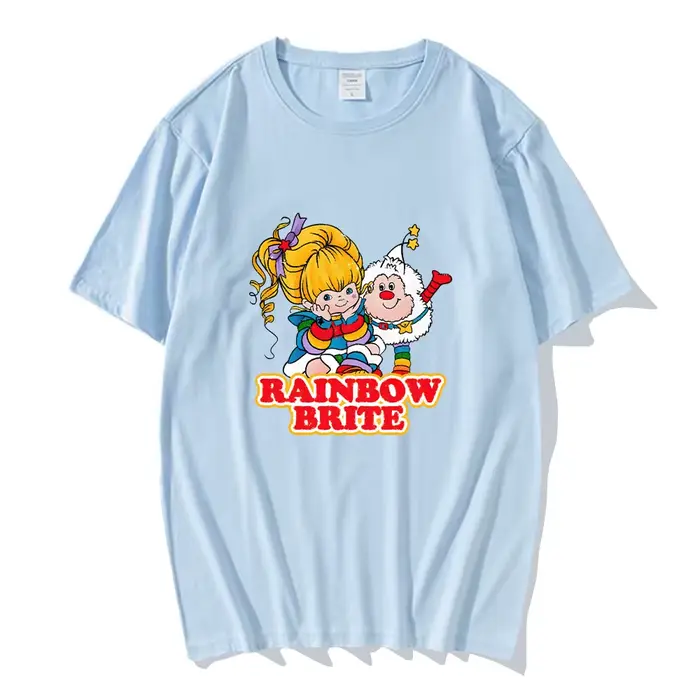 T-shirt à col rond en pur coton pour femme
