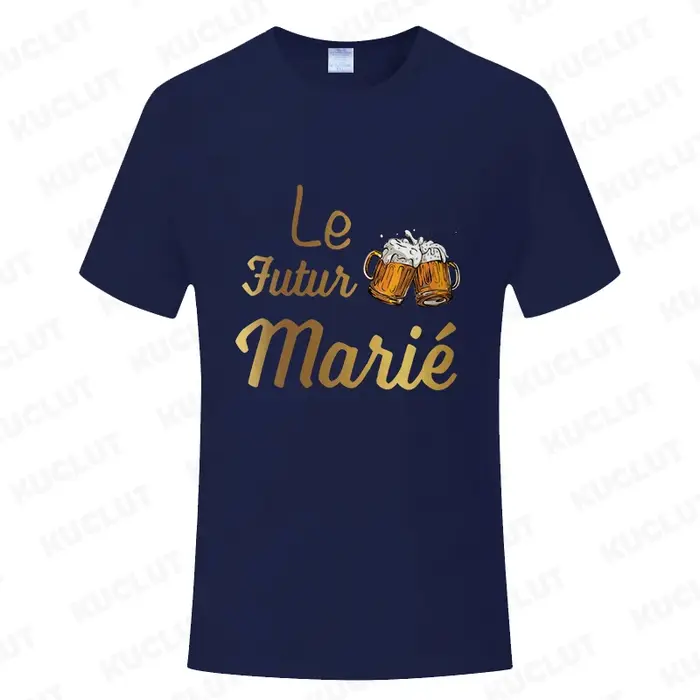 Evg-T-shirt pour Homme d'Équipe Française Manquant de Bière