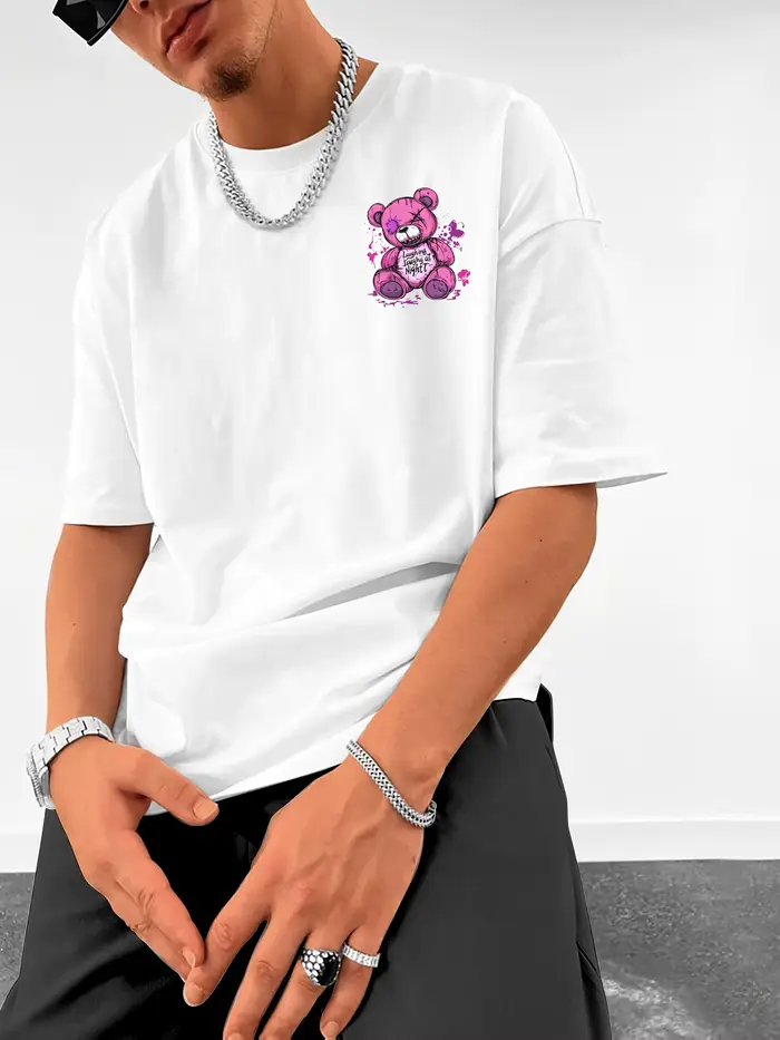 T-shirt col rond respirant et confortable pour hommes