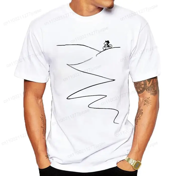 Cyclisme vélo VTT pour cyclistes T-Shirt pour hommes femmes à manches courtes drôle