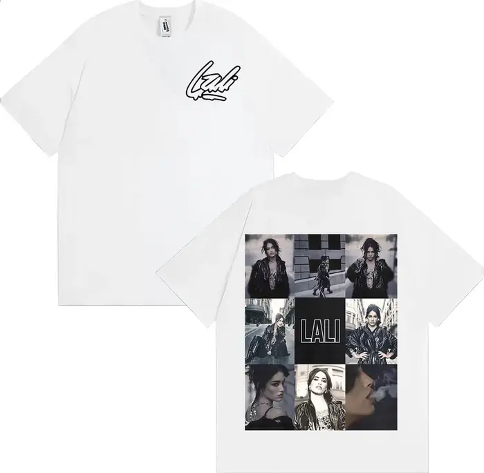 Singer Lali Esposito Tour 2025 Graphic Tee Shirt Men Women Fashion Trending Short Sleeve T-shirt Summer Tops Pure