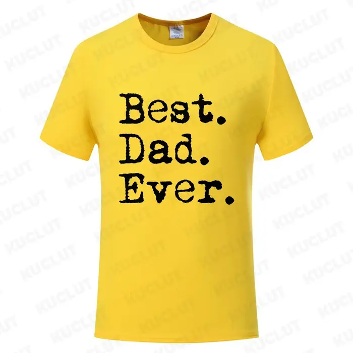 Meilleur papa jamais T-shirt pour hommes père famille mari grand-père drôle cadeau d'anniversaire graphique Streetwear
