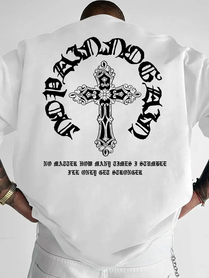 T-shirt gothique streetwear pour homme