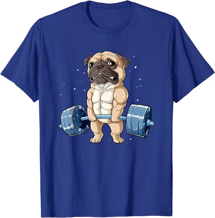 Carlin haltérophilie drôle Animal hommes Fitness gymnase entraînement T-Shirt pour hommes femmes hom