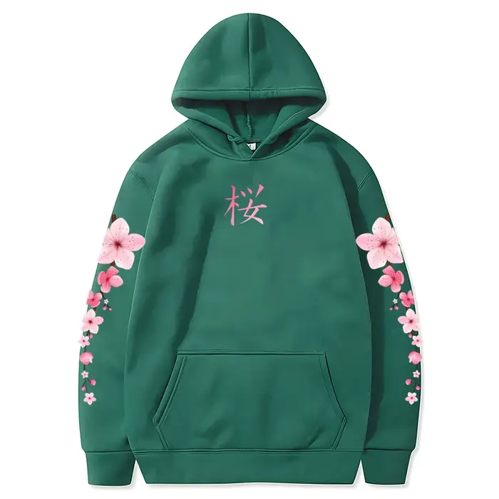 Sweat-shirt à capuche à manches longues pour homme et femme