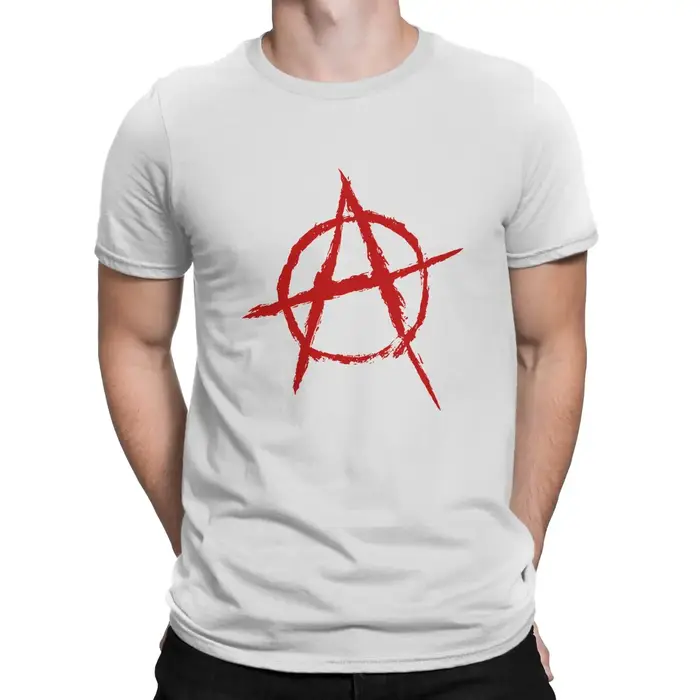 T-shirt rouge en polyester pour hommes
