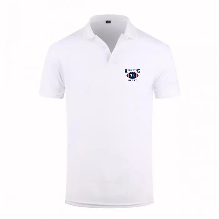 Nouveau Polo Athlétique Homme 2026 Sport 74 Logo Football Respirant Séchage Rapide T-shirt Décontrac