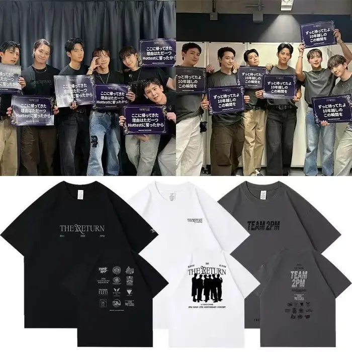 T-shirt de concert 2PM THE RETURN