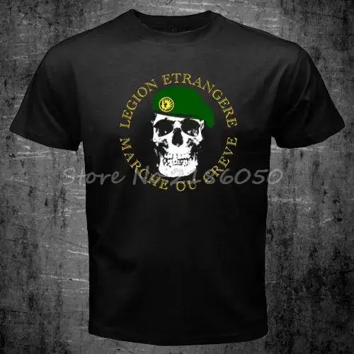T-shirt en coton Swag des forces spéciales de la légion étrangère française pour hommes