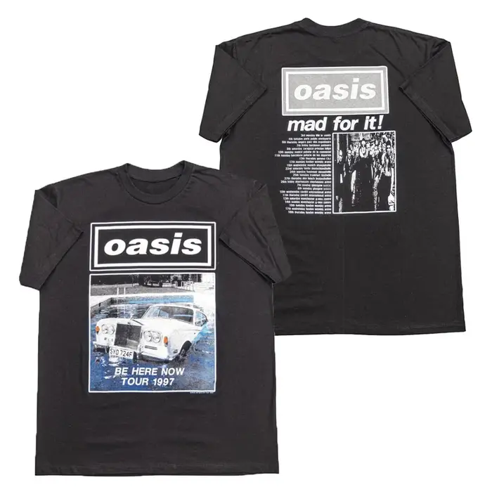 T-Shirt rétro Oasis Rock Punk Band