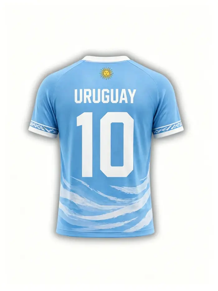 T-shirt d'été pour homme Uruguay 10
