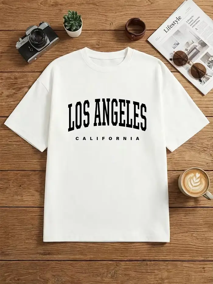 T-shirt ample en coton pour femme