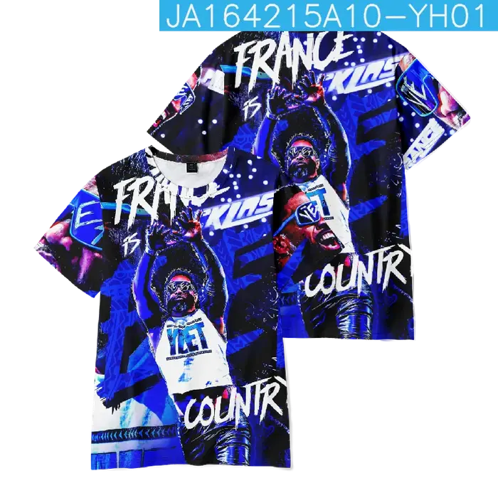 Jey Uso Yeet Logo T-Shirts été femmes hommes mode décontracté HipHop col rond manches courtes T-shir