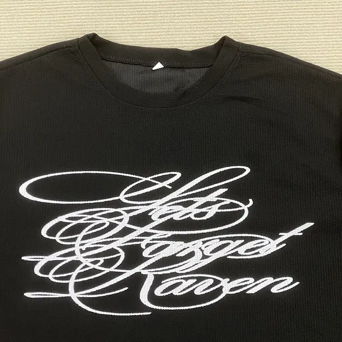 T-Shirt à manches longues imprimé américain rétro foncé Y2K
