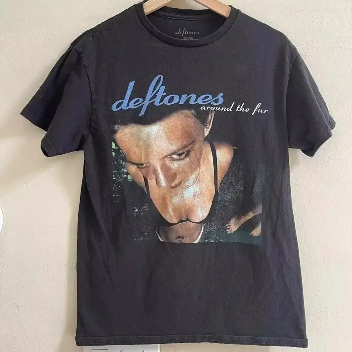 Deftones autour de la fourrure hommes femmes imprimé T-Shirt unisexe coton été rue Harajuku rue mode rétro hauts vêtements