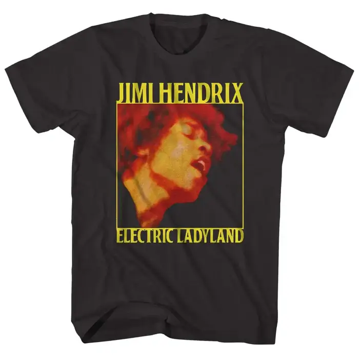 T-Shirt Portrait Jimi Hendrix Rock Musician